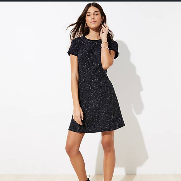 LOFT Dresses & Skirts - NWT LOFT Tweed Flare Dress